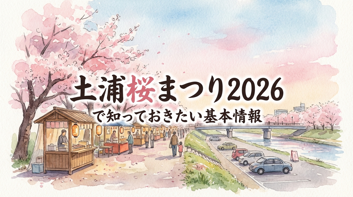 土浦桜まつり2026で知っておきたい基本情報