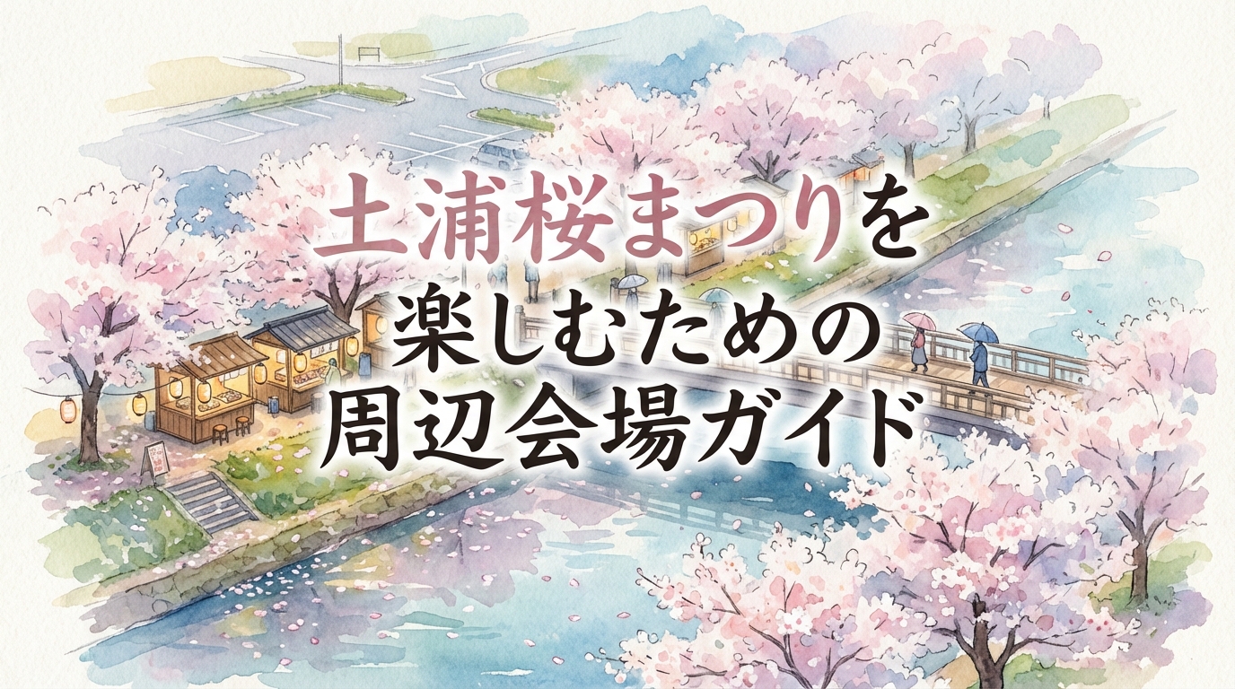 土浦桜まつりを楽しむための周辺会場ガイド
