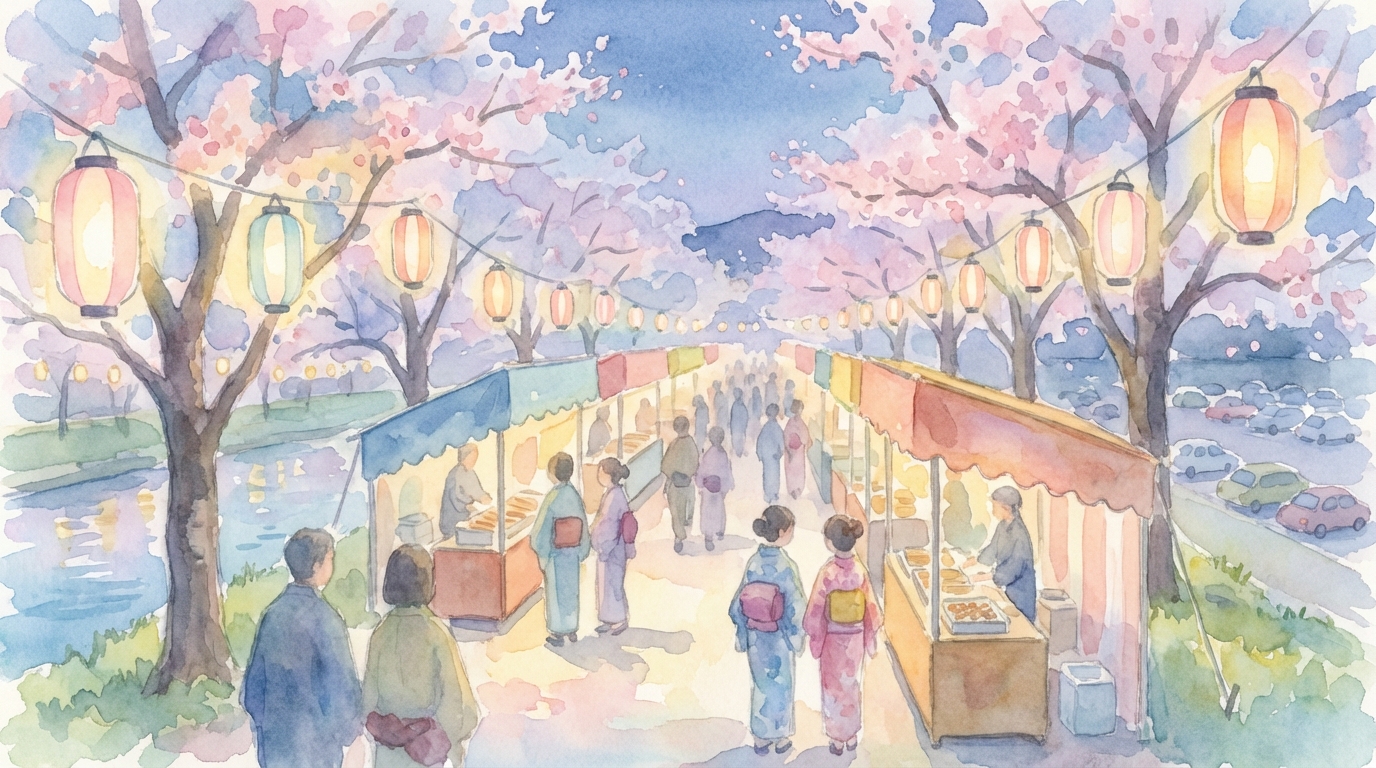 水源桜まつり2026の屋台・駐車場・ライトアップ詳細!なぜこうなるの?