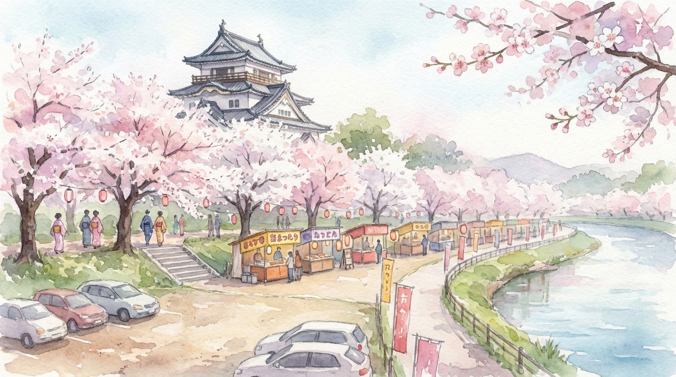 墨俣桜まつり2026の屋台・駐車場・見頃の結論は?