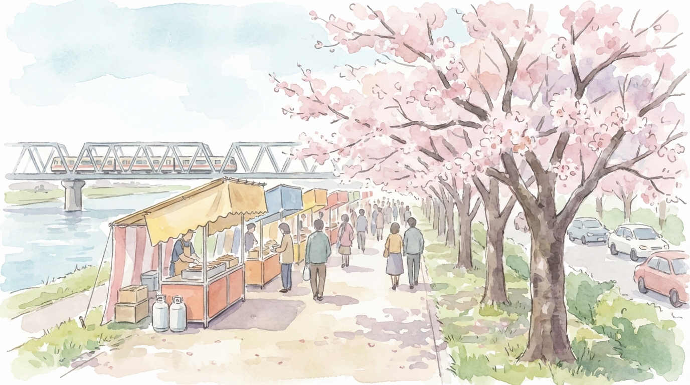 千代田のさくらまつり2026、屋台はどこに出るの？